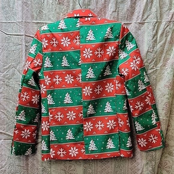 Suitmeister Christmas blazer size Youth L - Picture 2 of 7